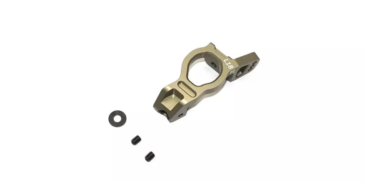 Kyosho IF710-L Front Hub Carrier (L/18°/MP11) - BanzaiHobby