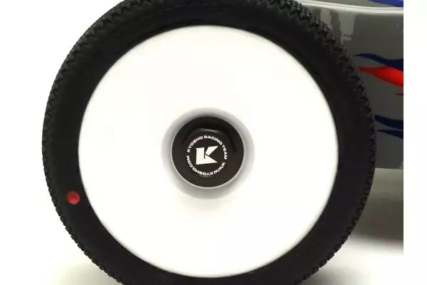 Kyosho IFW649GM Wheel Nuts (Gunmetallic/4 pieces/Flange Cap/Serration)
