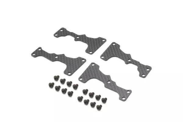 Kyosho IFW705 Carbon Front Lower Suspension Plate Set (MP11)