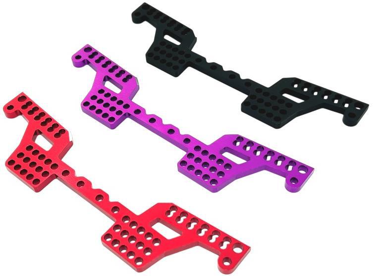 (PO JUL 2026) SHIBATA R31S343RD GRK Aluminum Rear Damper Stay Ver. R (Red) - BanzaiHobby