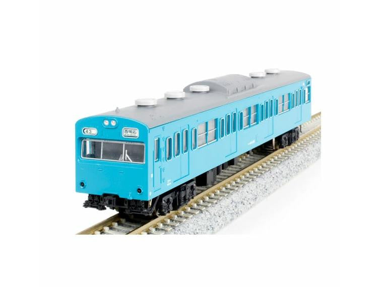 KATO 10-1743F N-Gauge 103 Series Sky Blue 4 Cars Set 2
