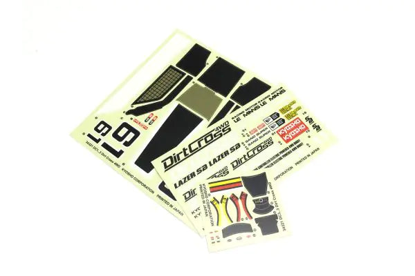 Kyosho LAD04 Decals (LAZER SB Dirtcross 4WD)