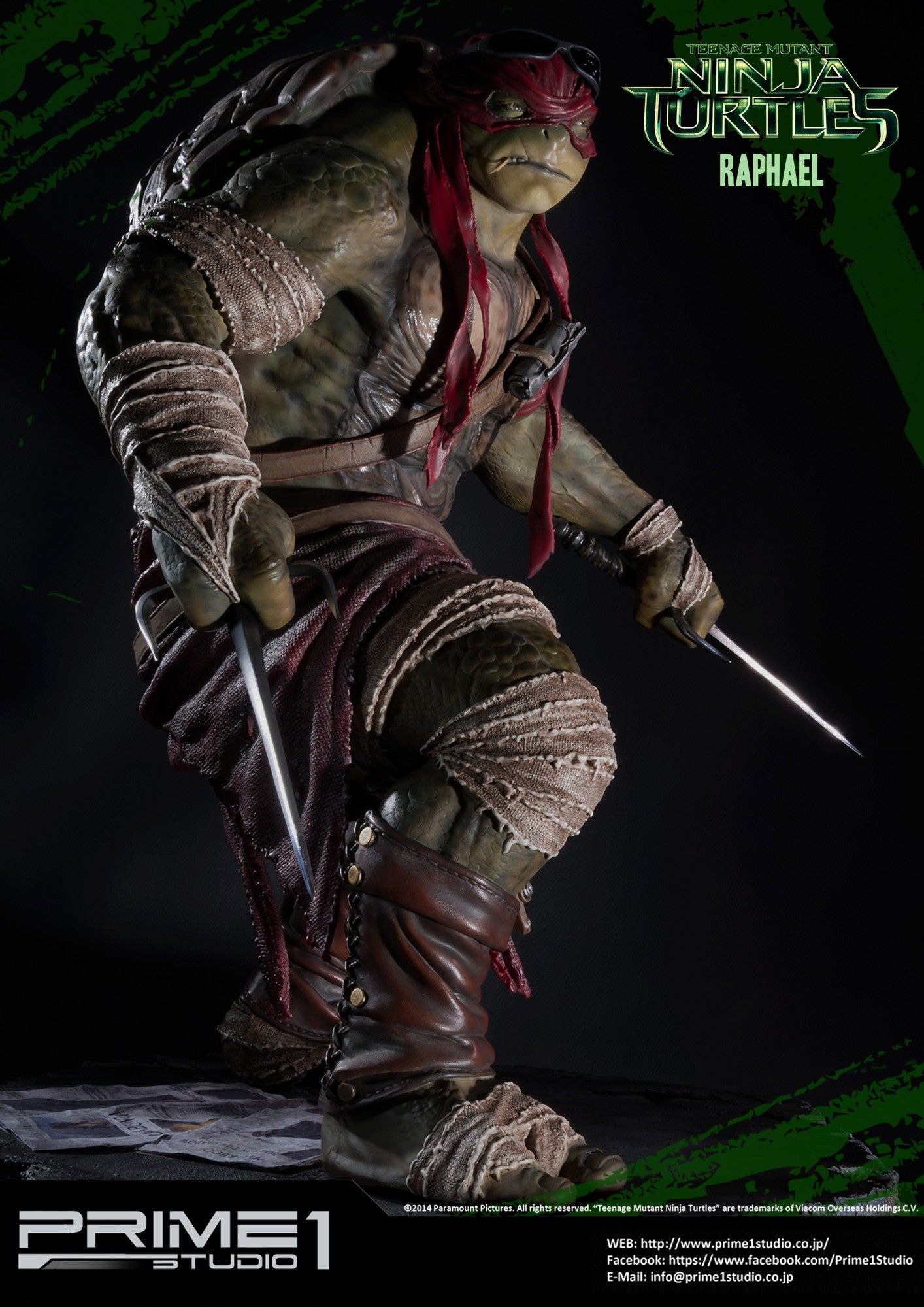 Prime 1 Studio Museum Masterline: Raphael de las Tortugas Ninja Mutantes Adolescentes - BanzaiHobby
