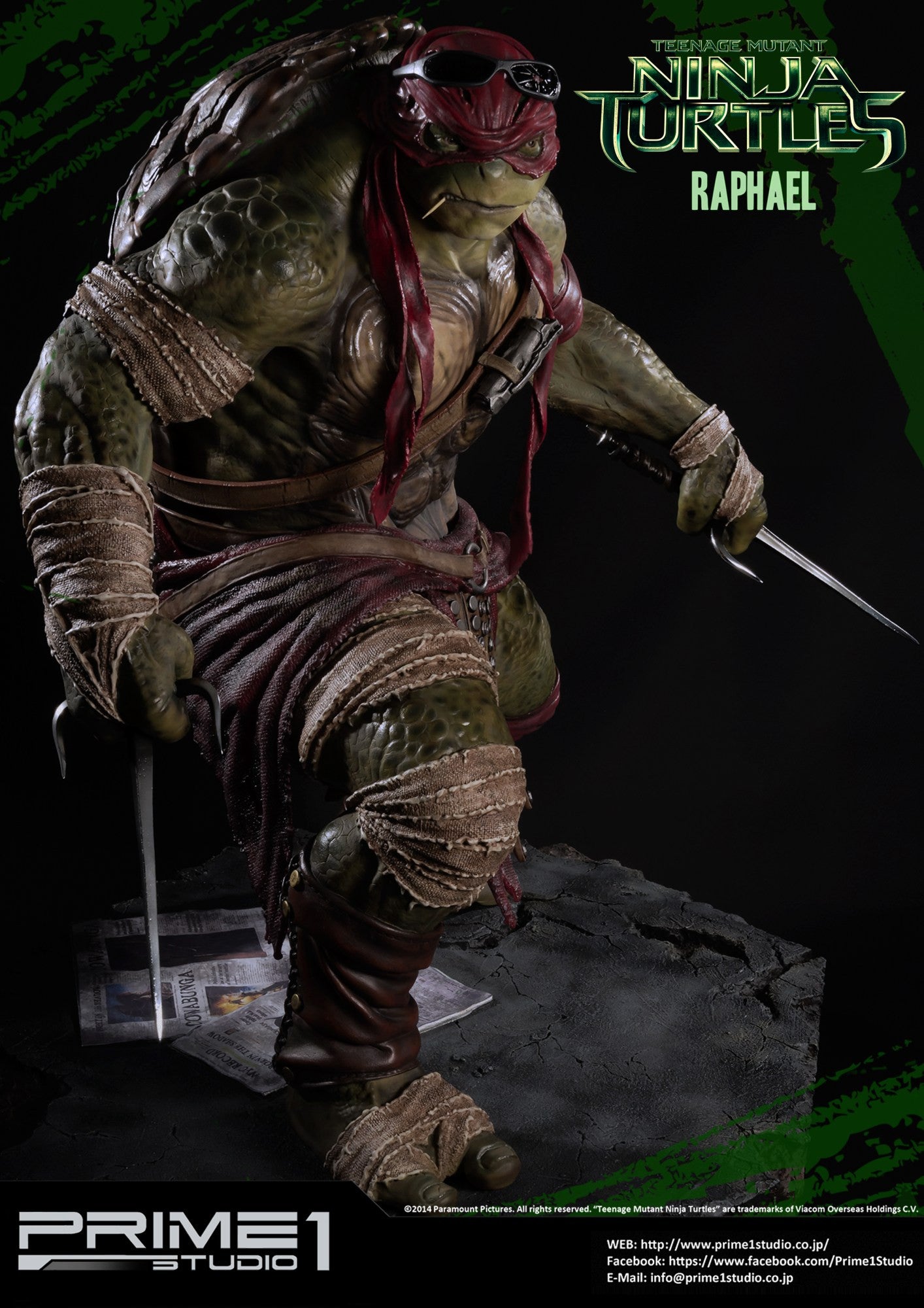 Prime 1 Studio Museum Masterline: Raphael de las Tortugas Ninja Mutantes Adolescentes - BanzaiHobby