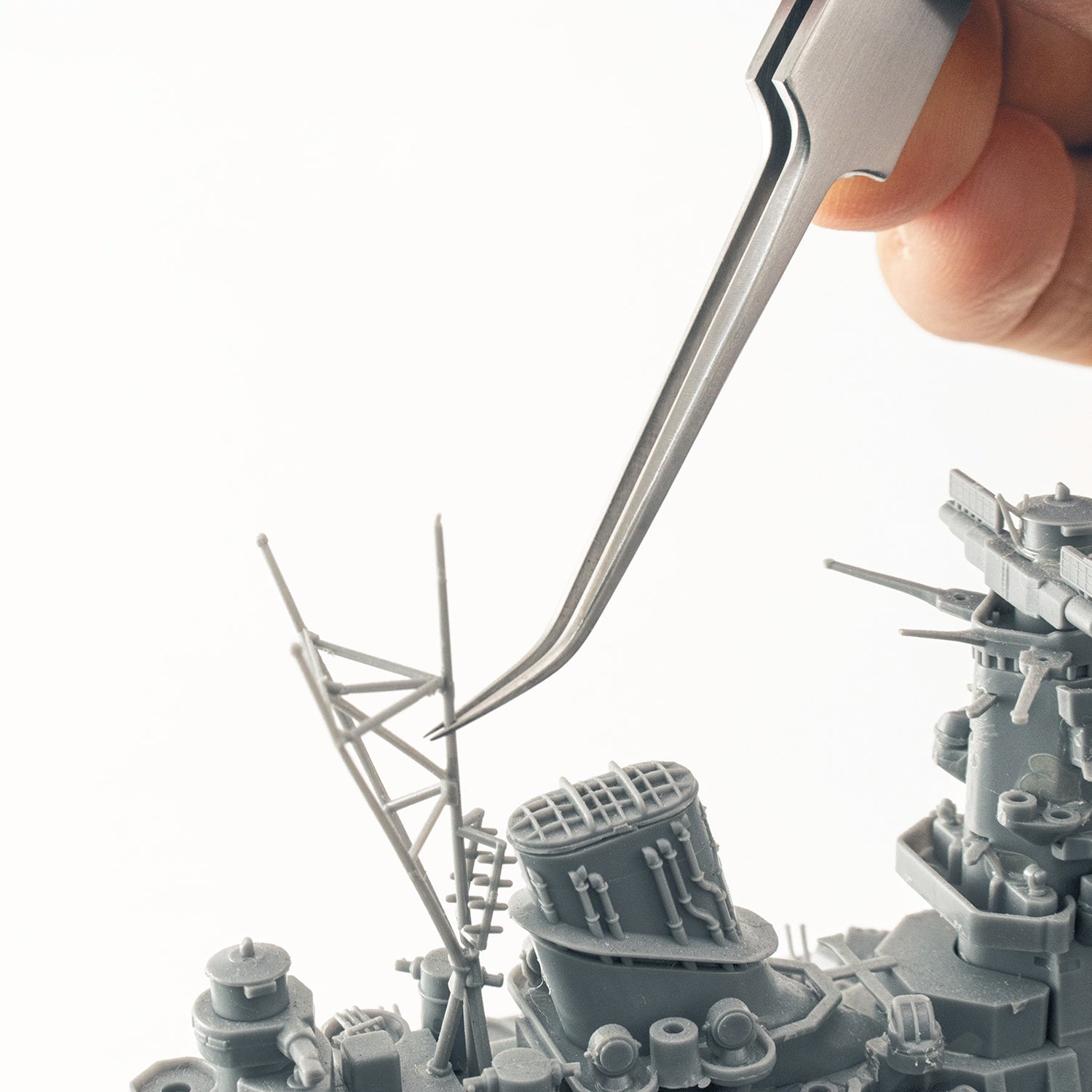 Mineshima F-125M Ultra-Fine Tip Tweezers 125 mm - BanzaiHobby