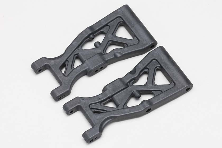 Yokomo MO-008FG Graphite Molding Front Suspension Arm L/R for MO Series (2 holes/Φ3.5 pins) - BanzaiHobby