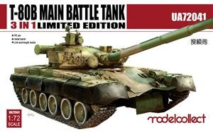 Model Collect MODUA72041 T-80B Main Battle Tank 3 in 1 Limited Edition