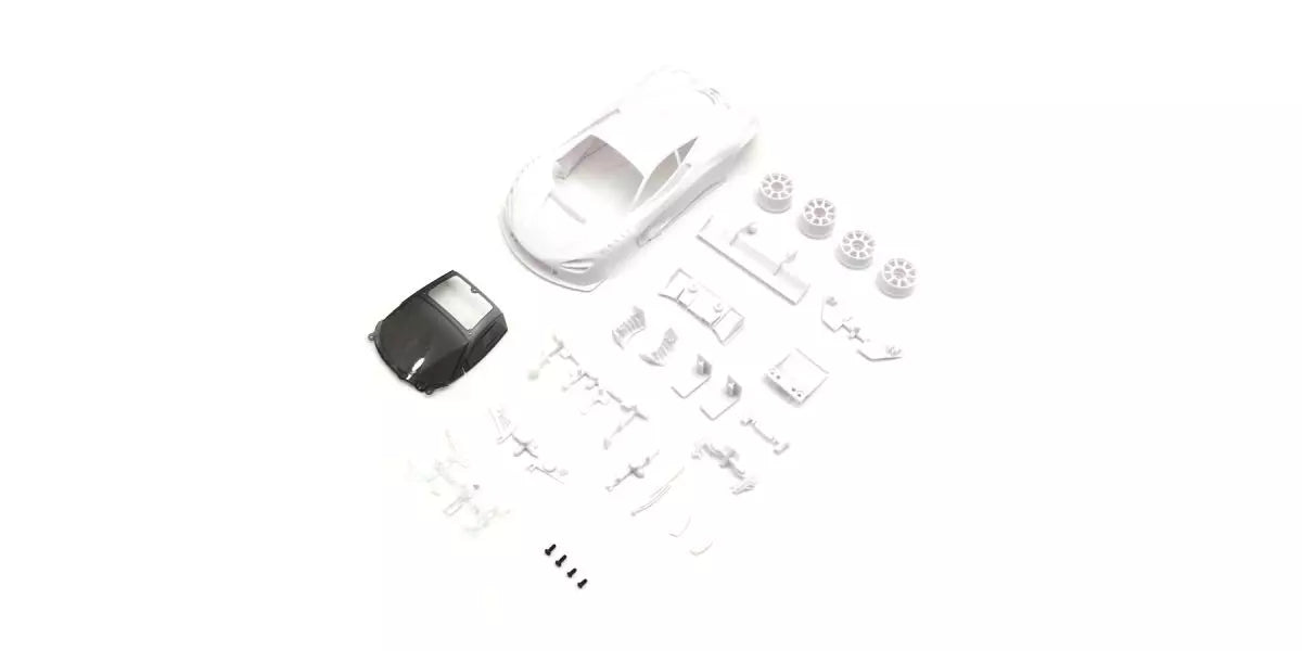 Kyosho MZN234 McLaren 720S GT3 White Body Set (with wheels)