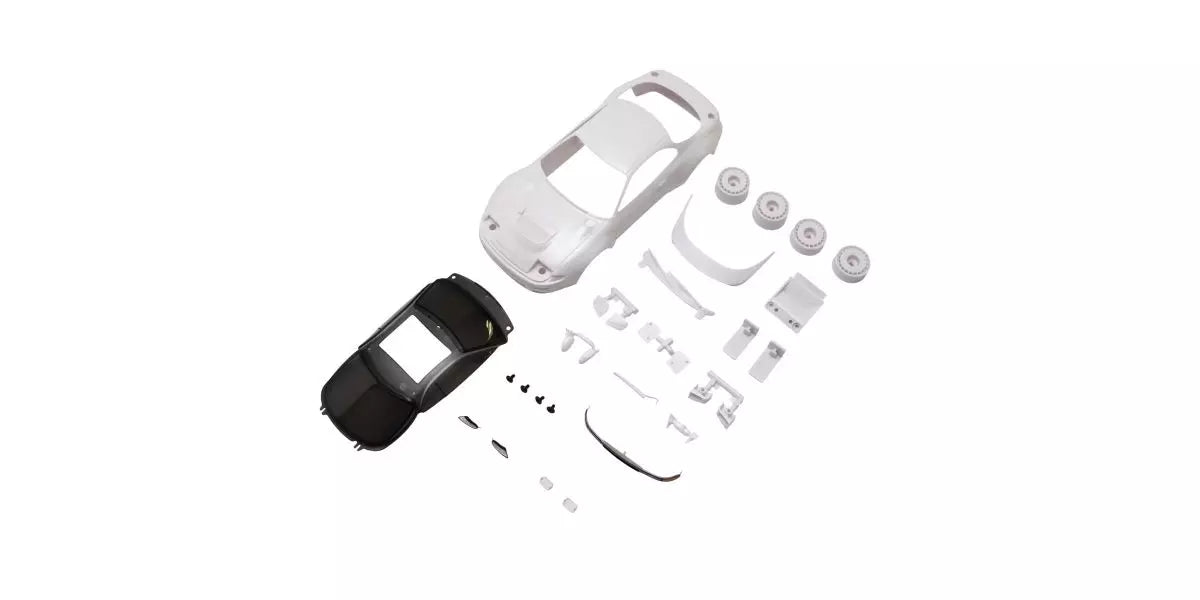Kyosho MZN236 Toyota Celica GT-Four White Body Set (Unpainted/Wheels)