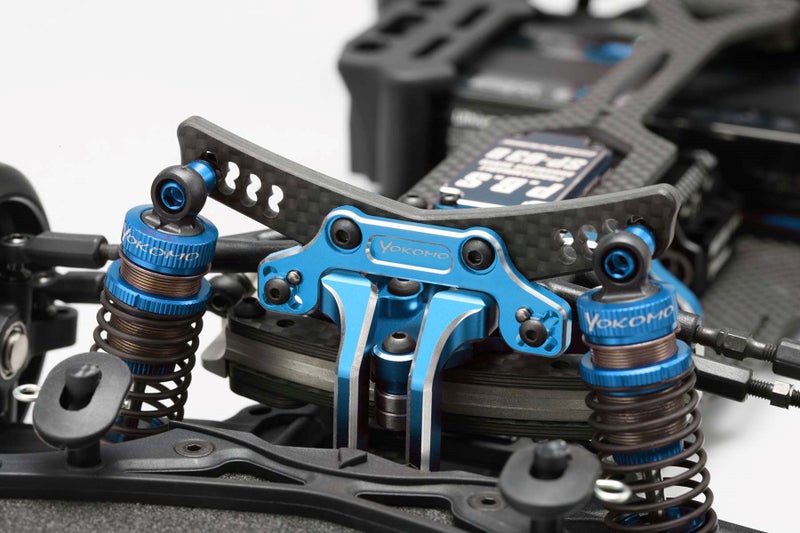 Yokomo Y2-017AGBL Hybrid Shock Tower for RD/SD Series (Blue) - BanzaiHobby