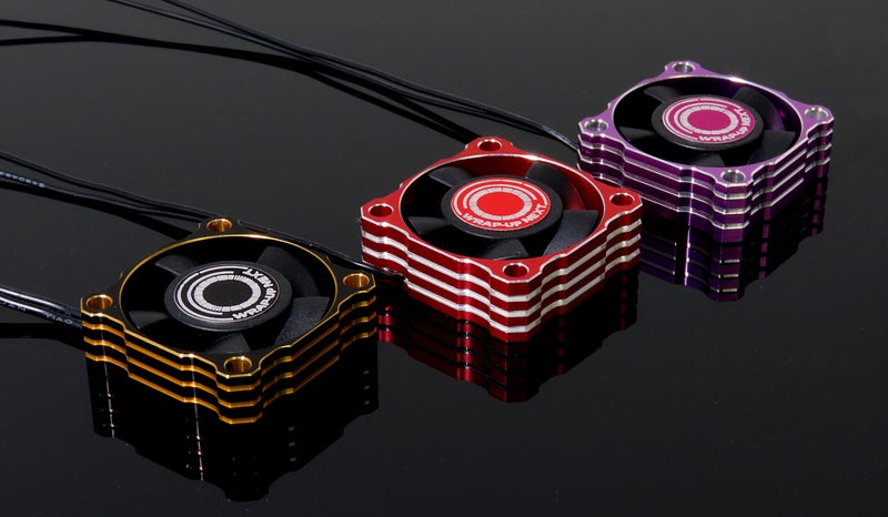 (PO OCT 2025) Wrap-Up Next 0828-FD Premium Aluminum Cooling Fan 30mm (Purple)