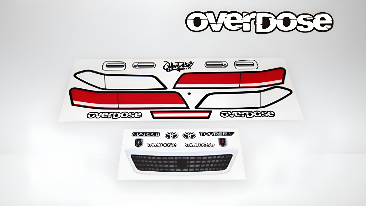 [PO May 2025] OVERDOSE OD3918 3D Graphic Series Weld Mark I Light & Grill Emblem Set (For OD3917)