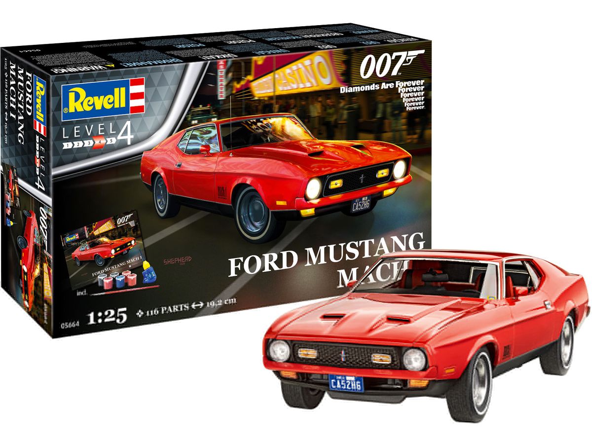 Hasegawa 05664 1/25 Ford Mustang 007 Diamonds Are Forever - BanzaiHobby