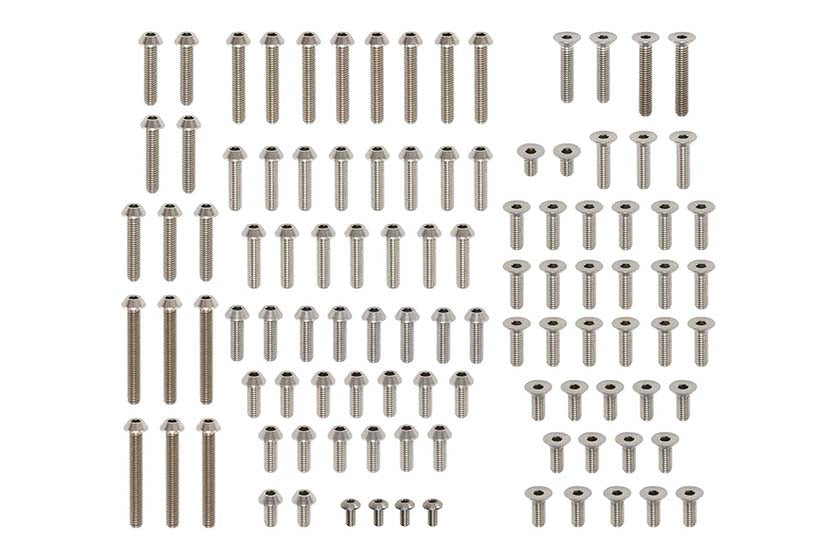 Yokomo RP-118 High Precision Cutting Titanium 3mm screw set for SO3.0