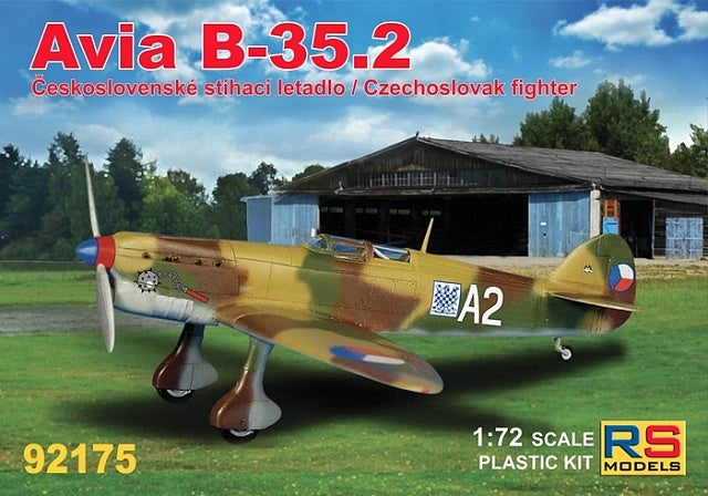 RS model 92175 1/72 Avia B-35.2 Czechoslovak fighter