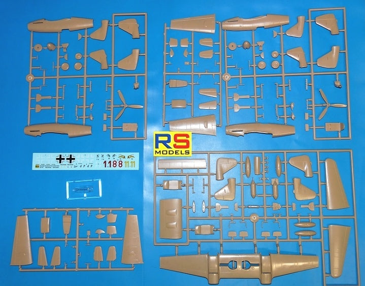 RS model RSM92197 1/72 Me-609 Zerstorer heavy combat attack aircraft