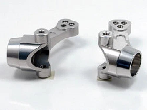 Square STA-35F Aluminum Knuckle (for Tamiya Ford F-350) Silver Anodized - BanzaiHobby