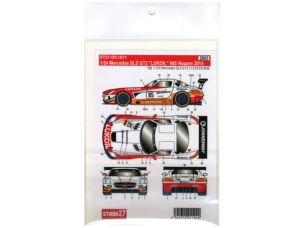 Studio27 DC1071 1/24 Mercedes SLS GT3 LUKOIL - BanzaiHobby
