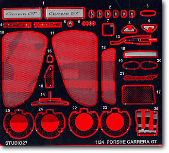 Studio27 FP2480 1/24 Porsche Carrera GT Grade up Parts - BanzaiHobby