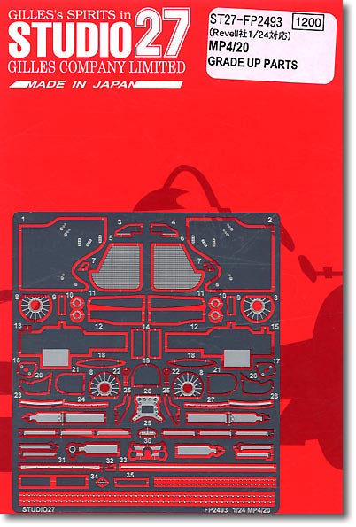 Studio27 FP2493 1/24 Revell McLaren MP4-20 Grade up Parts - BanzaiHobby