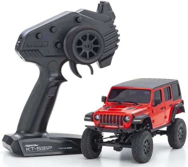 Kyosho 32521R MX-01 r/s Jeep Wrangler Rubicon Red - BanzaiHobby