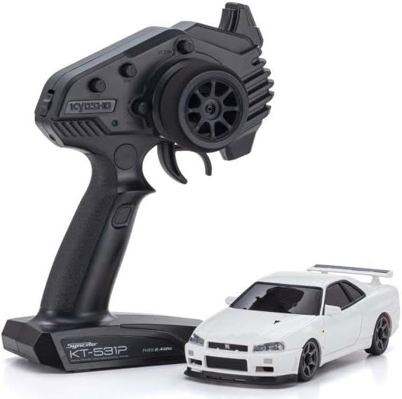 Kyosho 32629W MA-020 r/s Skyline GT-R R34 white - BanzaiHobby