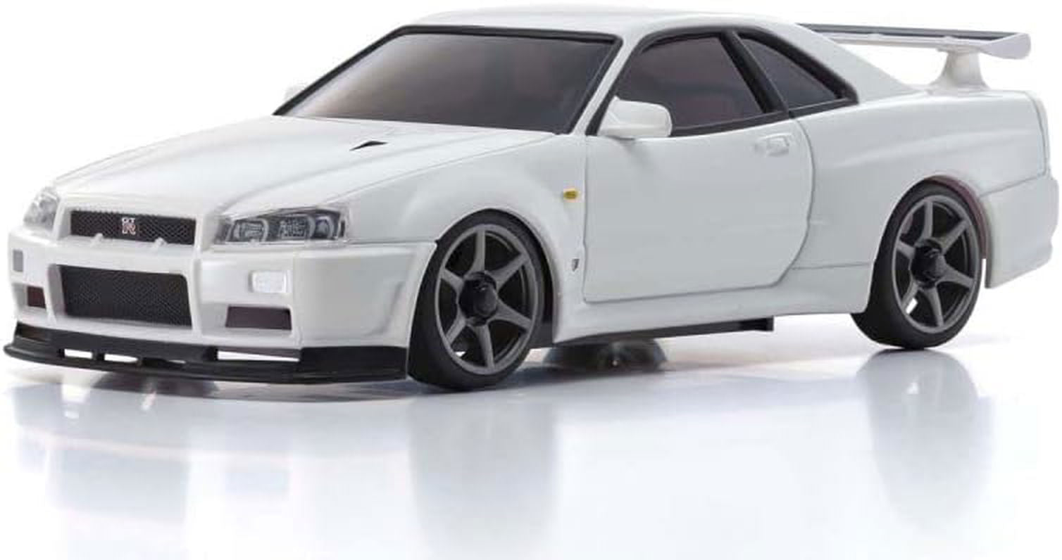 Kyosho 32629W MA-020 r/s Skyline GT-R R34 white - BanzaiHobby