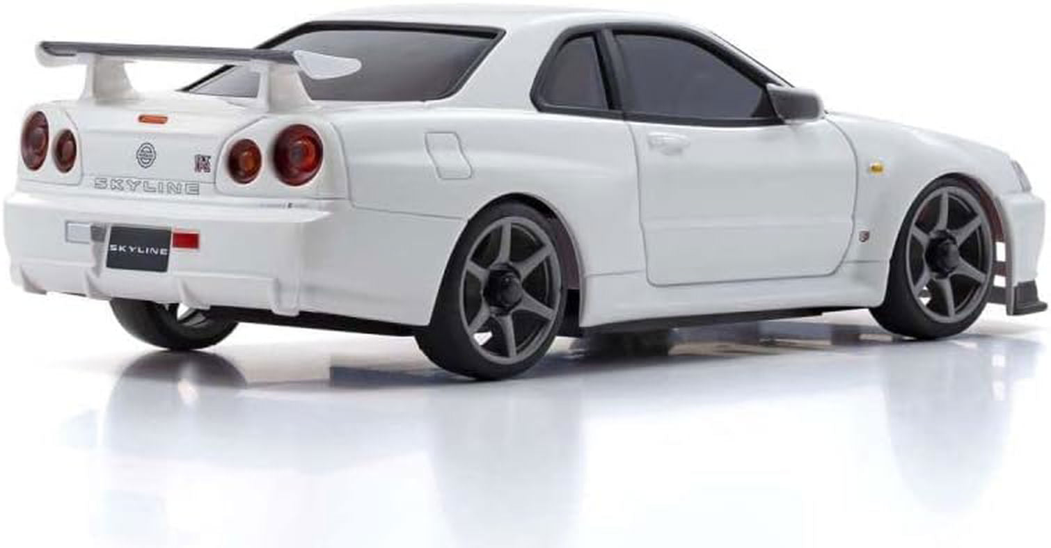 Kyosho 32629W MA-020 r/s Skyline GT-R R34 white - BanzaiHobby