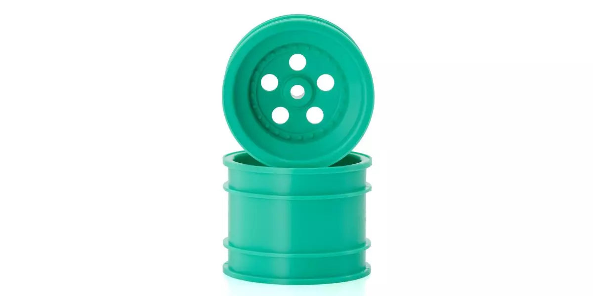 Kyosho SCH008GR Rear Wheel (Peppermint Green/2 pieces/85WC Tomahawk)