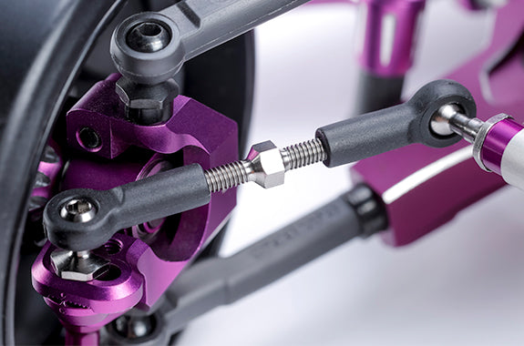 (PO SEP 2026) REVED RD-STCS4 Resin Ball Cap for Slim Tie Rod Set (S size 4 pcs)