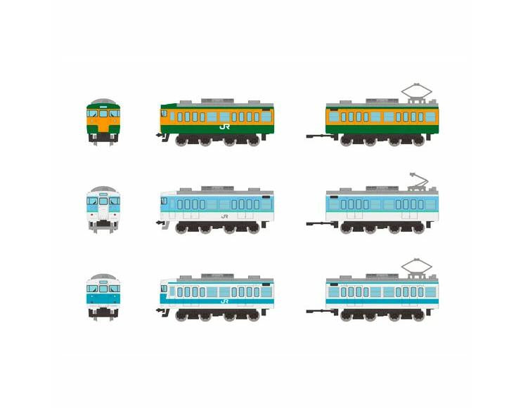 TOMYTEC (N Gauge) TetsuColl Pocket Vol. 3 Nostalgic Suburban Trains (10pcs)