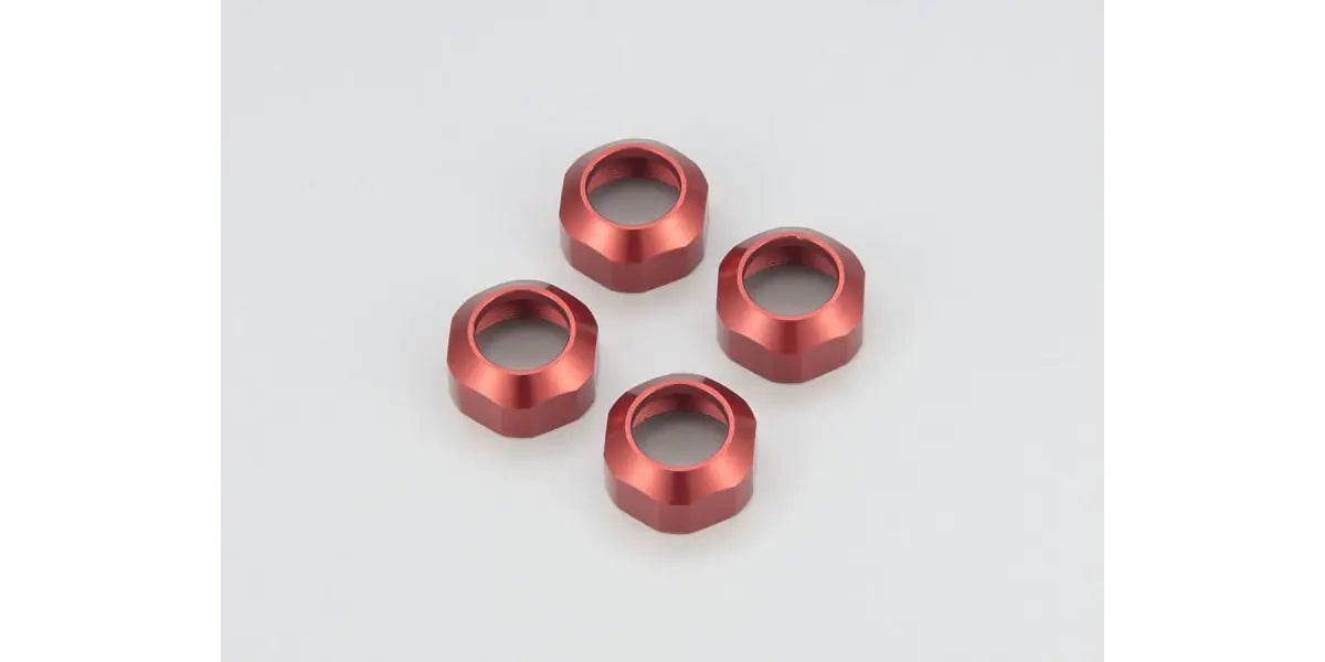 Kyosho W5105R Damper Cap Set (Red) - BanzaiHobby