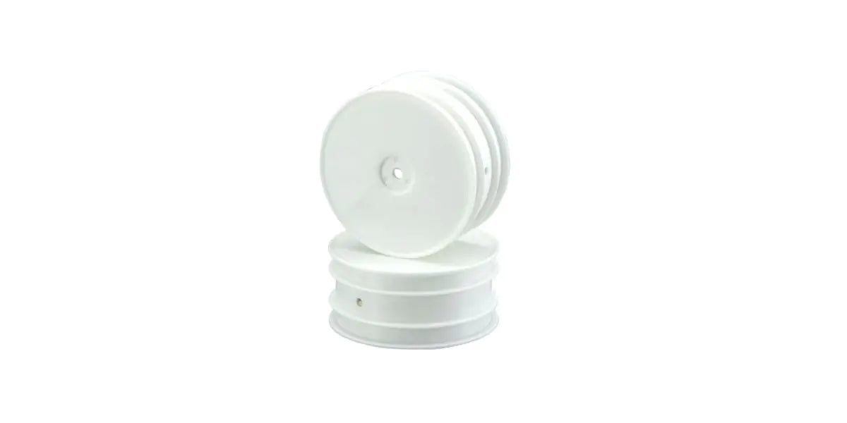 Kyosho W5201WD Front Wheels (4WD/2.2-inch/White/2 units)