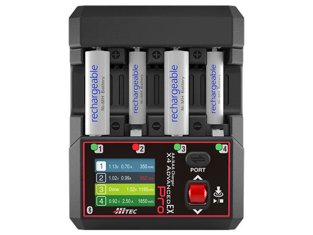 HiTec 44360 AA/AAA Charger X4 Advanced EX Pro