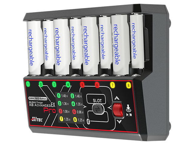 HiTEC 44368 AA/AAA Charger X8 Advanced EX Pro - BanzaiHobby