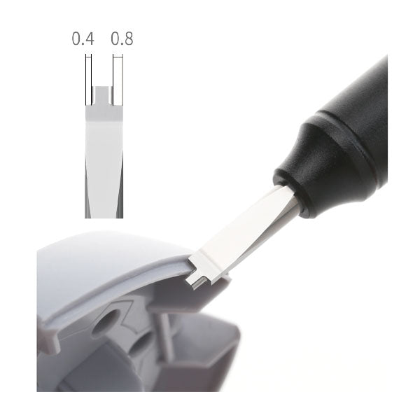 Plamokojo GS-0408 0.4mm/0.8mm Step-Chisel - BanzaiHobby