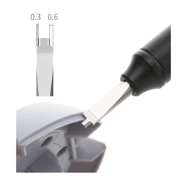 Plamokojo GS-0306 0.3mm/0.6mm Step Chisel - BanzaiHobby