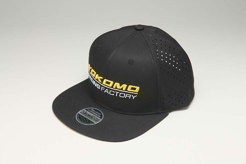 Yokomo ZC-A23BY Factory Team Cap, Black/Yellow