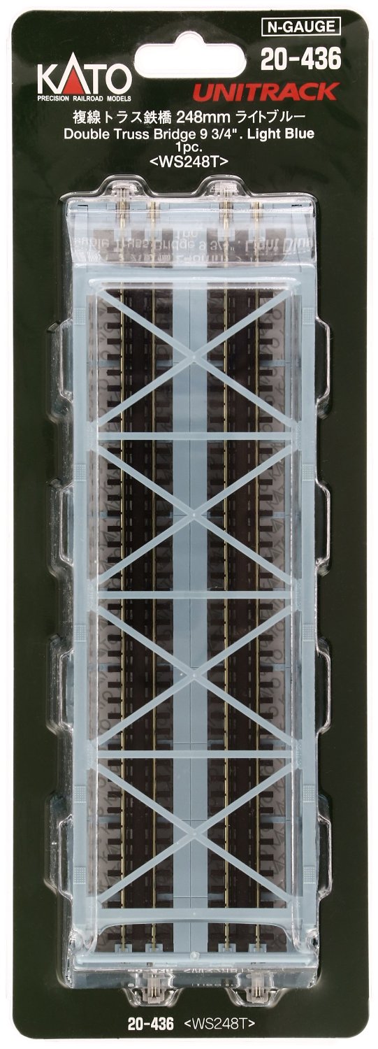 20-436 248mm 9-3/4" Truss Bridge, Lt Blue