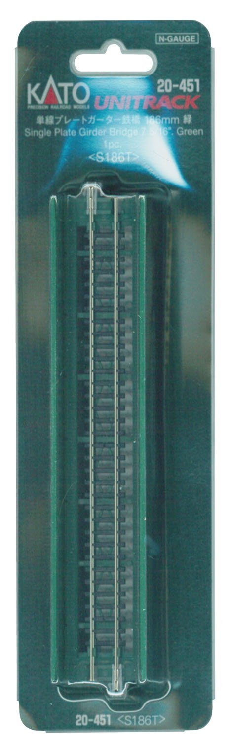 20-451 186mm 7-5/16" Plate Girder Bridge, Green
