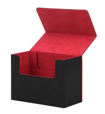 PSA BGS Appraisal Card Case Storage Box Box Magnetic Closure Trading Card Deck Trading Card Deck Case Card Case at3 (Red (Inside)) - BanzaiHobby