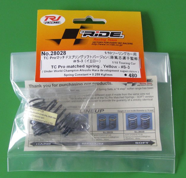 Banzai Hobby - RIDE 28028 TC Pro Matched Spring Yellow Soft – BanzaiHobby