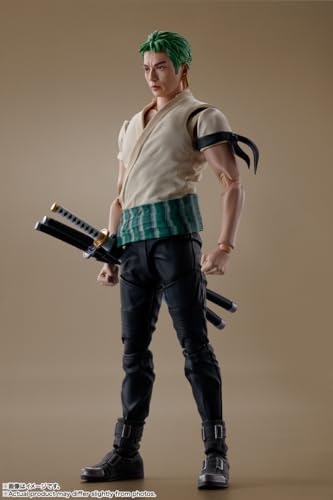 S.H.フィギュアーツ ロロノア・ゾロ（A Netflix Series: ONE PIECE） 約145mm PVC＆ABS製 塗装済み可動フィギュア - BanzaiHobby