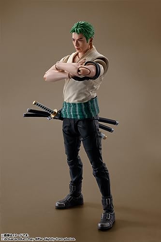 S.H.フィギュアーツ ロロノア・ゾロ（A Netflix Series: ONE PIECE） 約145mm PVC＆ABS製 塗装済み可動フィギュア - BanzaiHobby