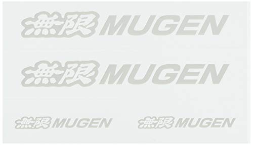 無限 (MUGEN) MUGEN 【 無限 】MUGEN ステッカー A ホワイト 【サイズ:S】 90000-YZ5-310A-W2 - BanzaiHobby