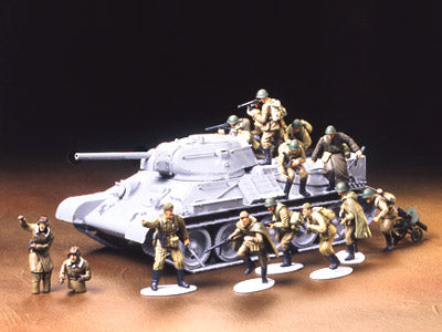 WWII Russian Infant./Tank Crew - 1/48