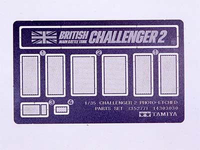 Challenger 2 Photo-Etched Set