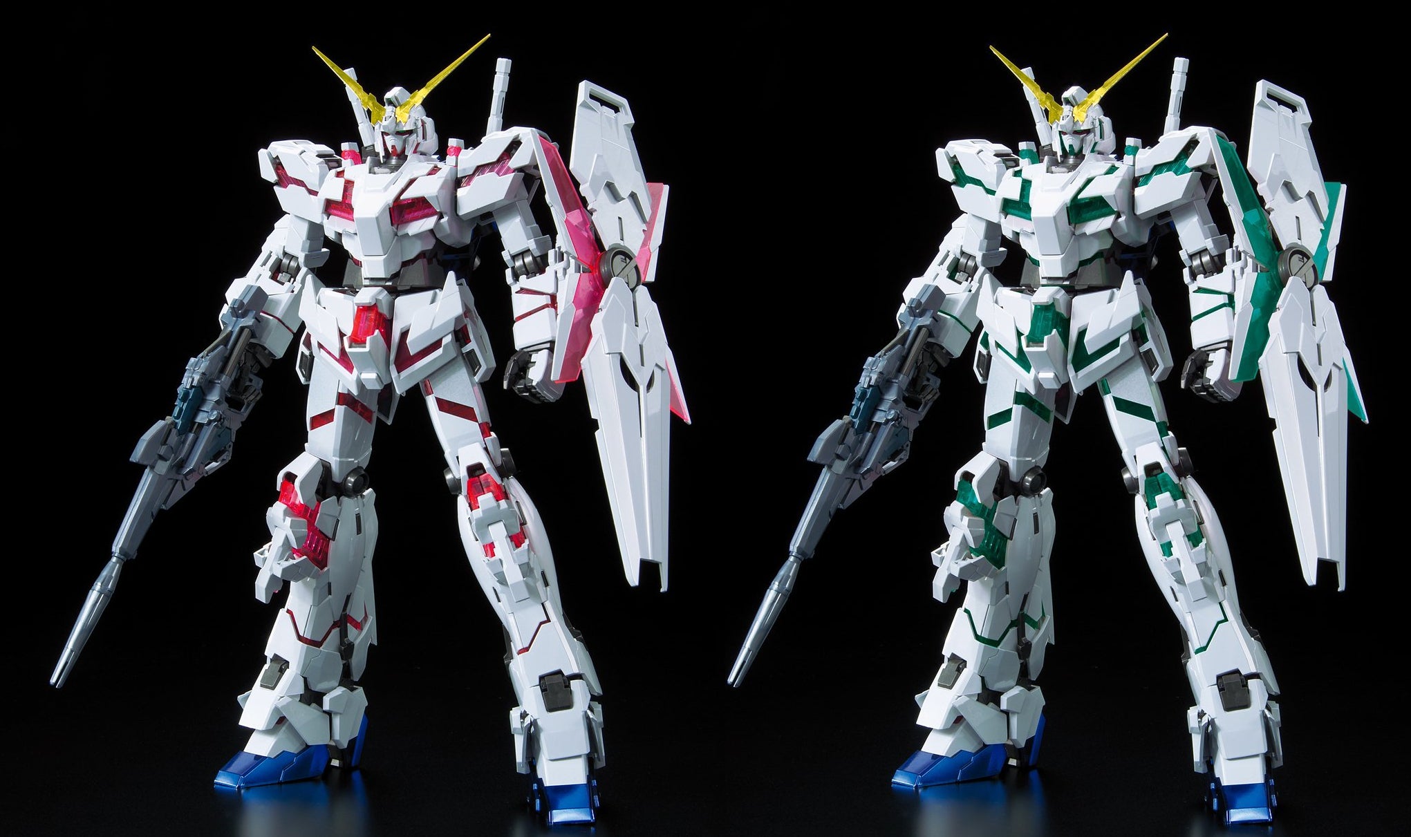 MG RX-0 Unicorn Gundam Red+Green Frame Titanium Ver.