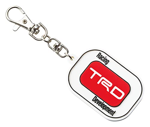 TRD PVC Keychain (A Type) MS020-00021 White - BanzaiHobby