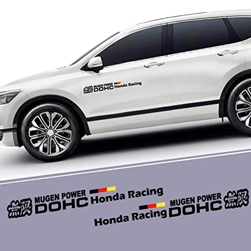 Mugen Honda Universal-Körperaufkleber Ascoat Insight Avancia Integra Airwave Cross City Civic Type R Jazz H-RV CR-V Seitentür, kühl, wasserdicht, hochtemperaturbeständig (schwarz) – BanzaiHobby